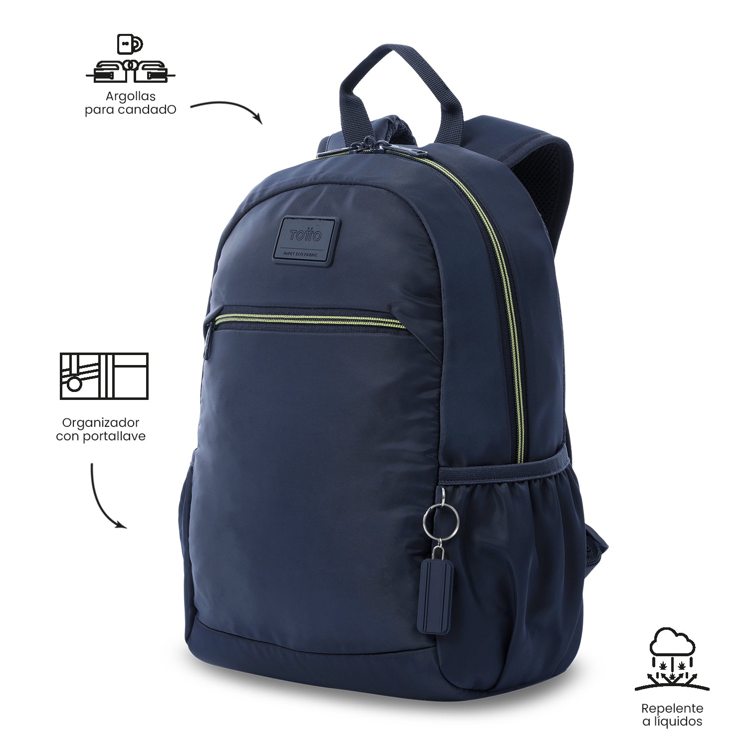 Mochila Universitaria Porta PC 13" Tracer 1 Azul Hombre