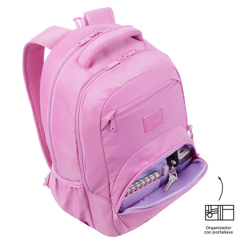 Mochila Tracer 4 con porta Laptop - color: Rosado