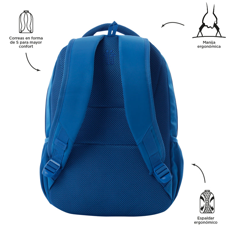 Mochila Tracer 4 con Porta Laptop para Hombre Azul