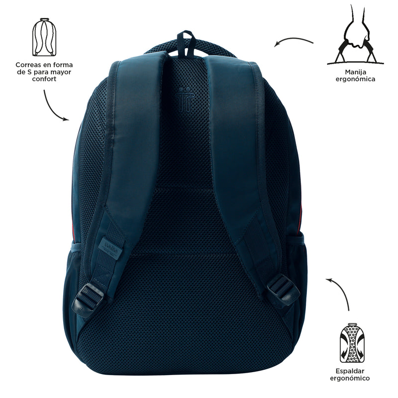 Mochila Tracer 4 con Porta Laptop para Hombre Azul