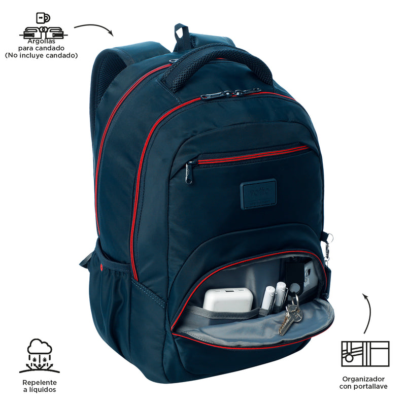 Mochila Tracer 4 con Porta Laptop para Hombre Azul