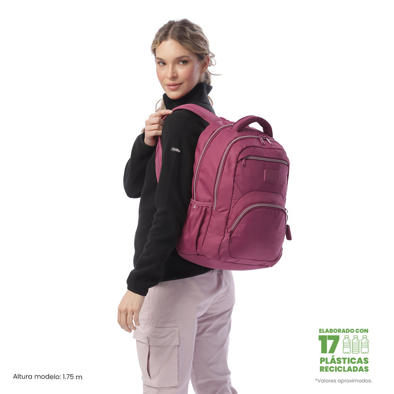 Mochila Universitaria Porta PC 14" Tracer 4 Rosado Mujer