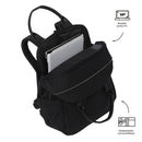 Mochila ejecutivo porta pc 14" toscana negro mujer