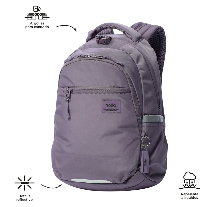 Mochila Universitarioa Porta PC 14" Misisipi Morado Mujer