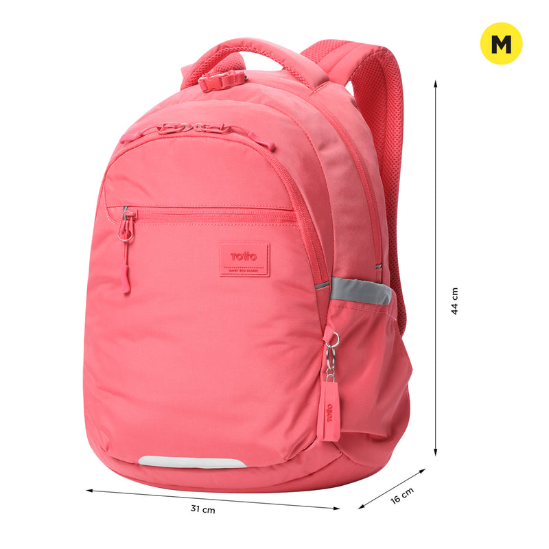 Mochila Universitarioa Porta PC 14" Misisipi Para Mujer Roja