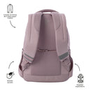 Mochila Universitaria Misisipi Porta Laptop 14" Rosado Mujer