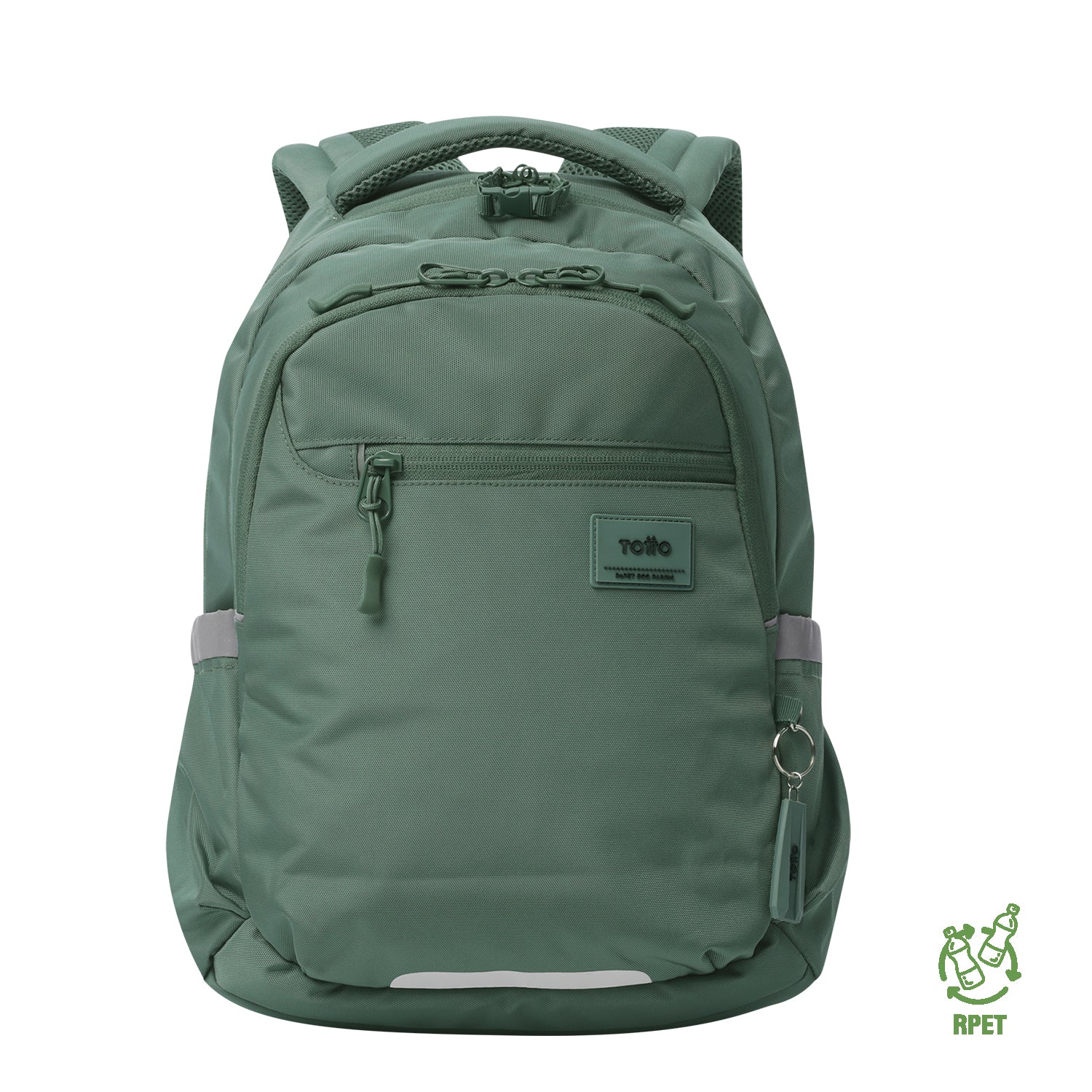 Mochila Universitaria Misisipi Porta Laptop 14" Verde Hombre