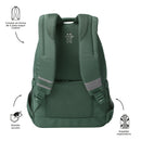 Mochila Universitaria Misisipi Porta Laptop 14" Verde Hombre