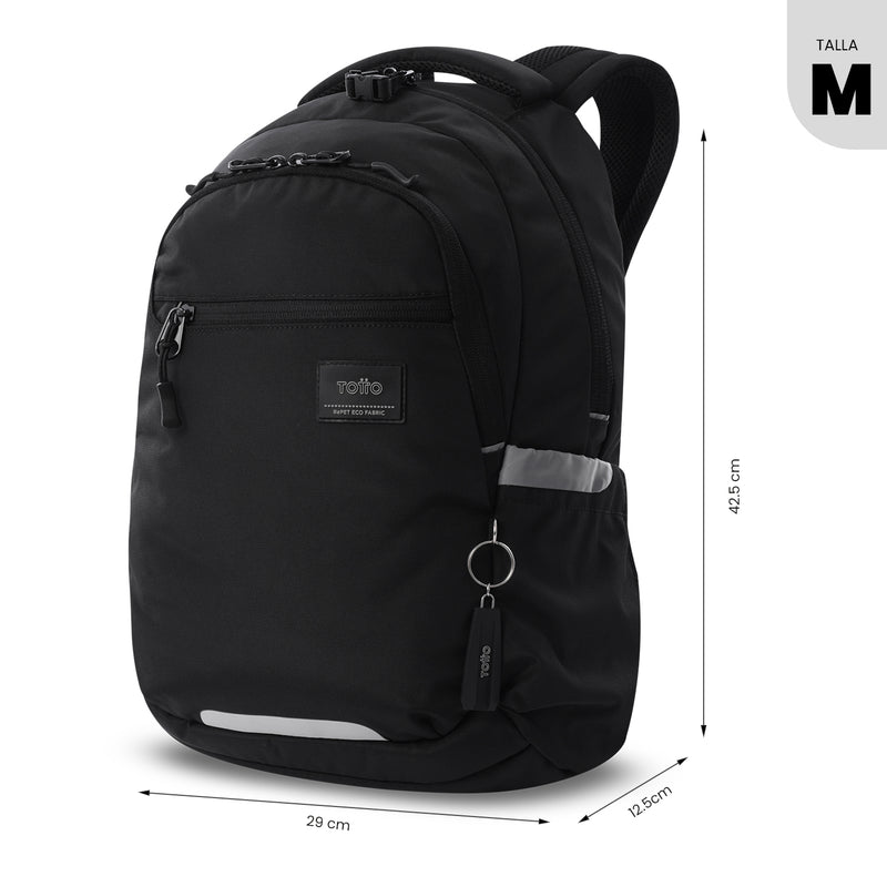 Mochila Universitaria Porta PC 14" Misisipi Negro Unisex