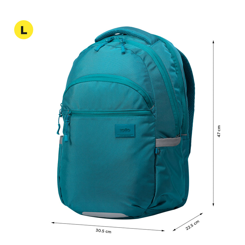 Mochila Ecofriendly Indo con porta laptop - Color: Azul