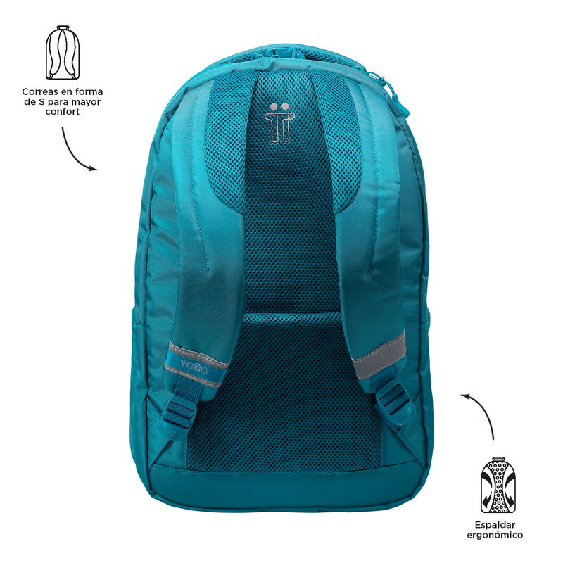 Mochila Ecofriendly Indo con porta laptop - Color: Azul