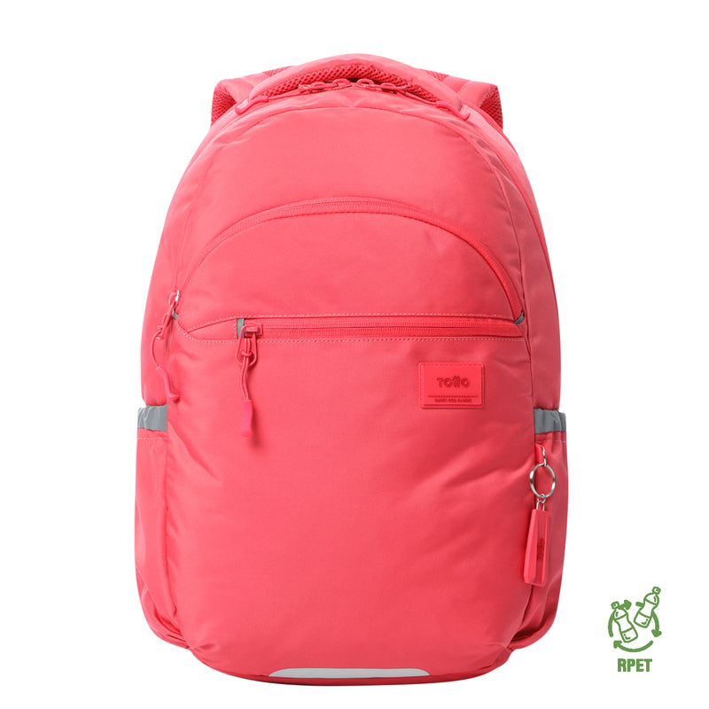 Mochila Universitario Porta PC 15.4" Indo para Mujer Roja