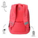 Mochila Universitario Porta Laptop 15.4" Indo para Mujer Roja