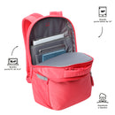 Mochila Universitario Porta Laptop 15.4" Indo para Mujer Roja