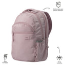 Mochila Universitaria Porta Laptop 15.4" Indo Rosado Mujer