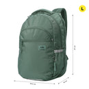 Mochila Universitaria Porta Laptop 15.4" Indo Verde Hombre