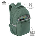 Mochila Universitaria Porta Laptop 15.4" Indo Verde Hombre