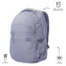 Mochila Universitaria Porta PC 15.4" Indo Morado Mujer
