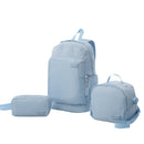 Combo Juvenil X 3 + Lonchera + Cartuchera Yuno Mochila 14" Azul