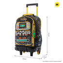 Mochila ruedas Niño Best Game M  Negro