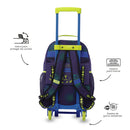 Mochila para Niño con ruedas Dino Rock Grande Azul