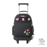 Mochila para Niña con ruedas Glowing Black