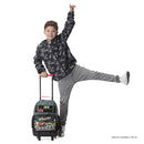 Mochila para Niño con ruedas Grand Prix Mediano Gris