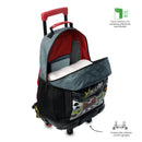 Mochila para Niño con ruedas Grand Prix Mediano Gris