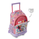 Mochila para Niña con ruedas Hey Gabby Mediano Rosado