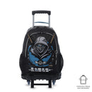 Mochila para Niño con ruedas Hanzo Grande Negro