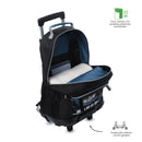 Mochila para Niño con ruedas Hanzo Grande Negro