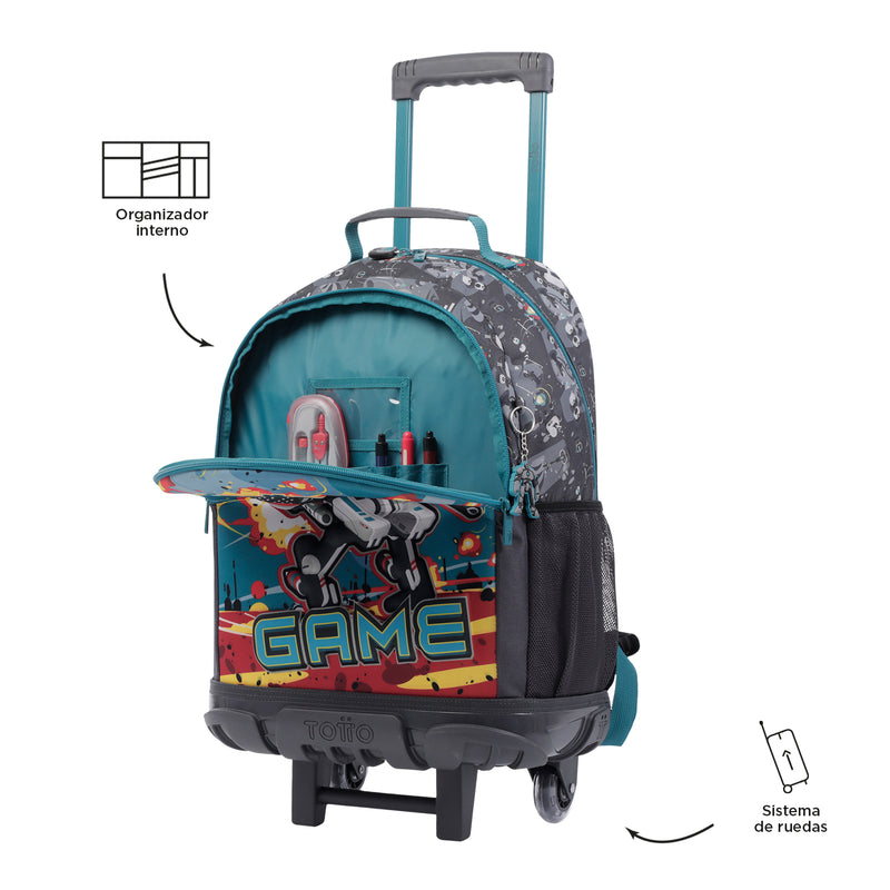 Mochila Rue Bomper Infinity L - Color: Estampado Game