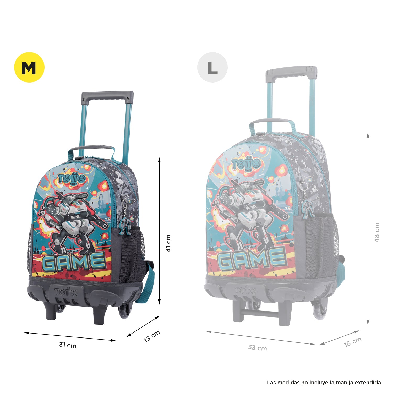 Mochila Rue Bomper Infinity M - Color: Estampado Game