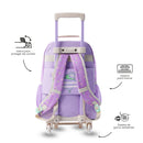 Mochila para Niña con ruedas Kacty Grande Morado