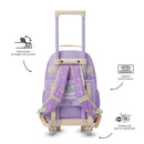 Mochila para Niña con ruedas Kacty Mediano Morado