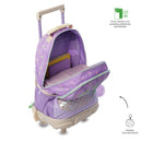 Mochila para Niña con ruedas Kacty Mediano Morado