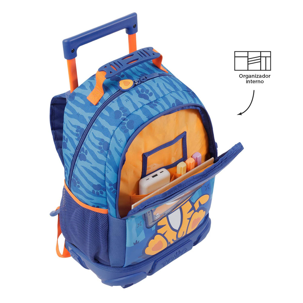  ZOEO Mochila infantil con diseño de coches azules y  anaranjados, para niños y niñas de 3 a 6 años, bolsas escolares con tiras  reflectantes, A0453, Mochilas Daypack : Ropa, Zapatos y Joyería