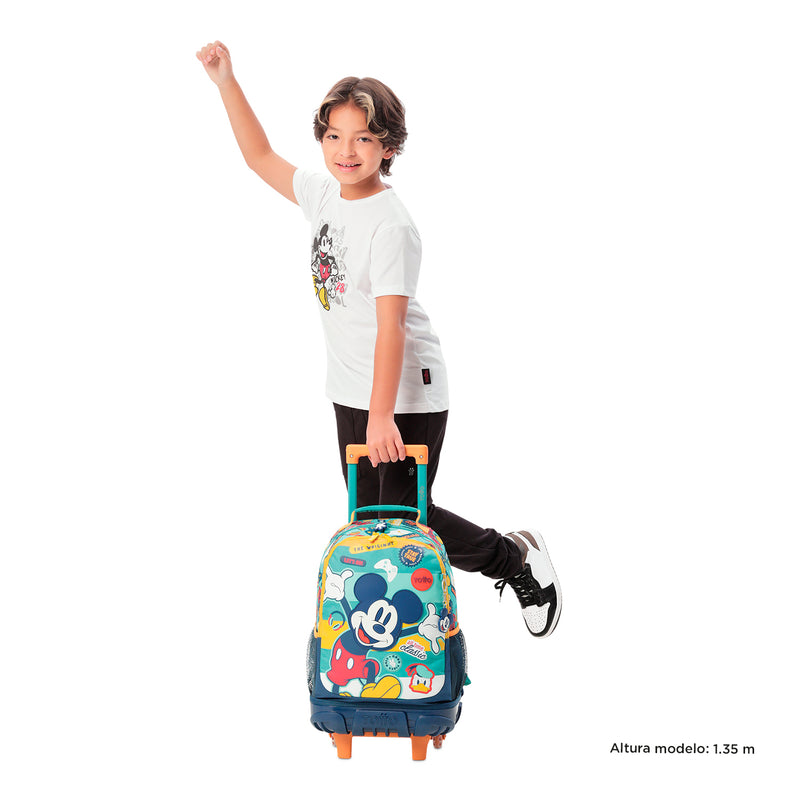 Mochila Con Ruedas Bomper Mickey Totto M