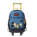 Mochila para Niño con ruedas Mickey Mediano Azul
