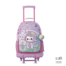 Mochila para Niña con ruedas Magic Spark Grande Rosado
