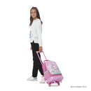 Mochila para Niña con ruedas Magic Spark Mediano Rosado