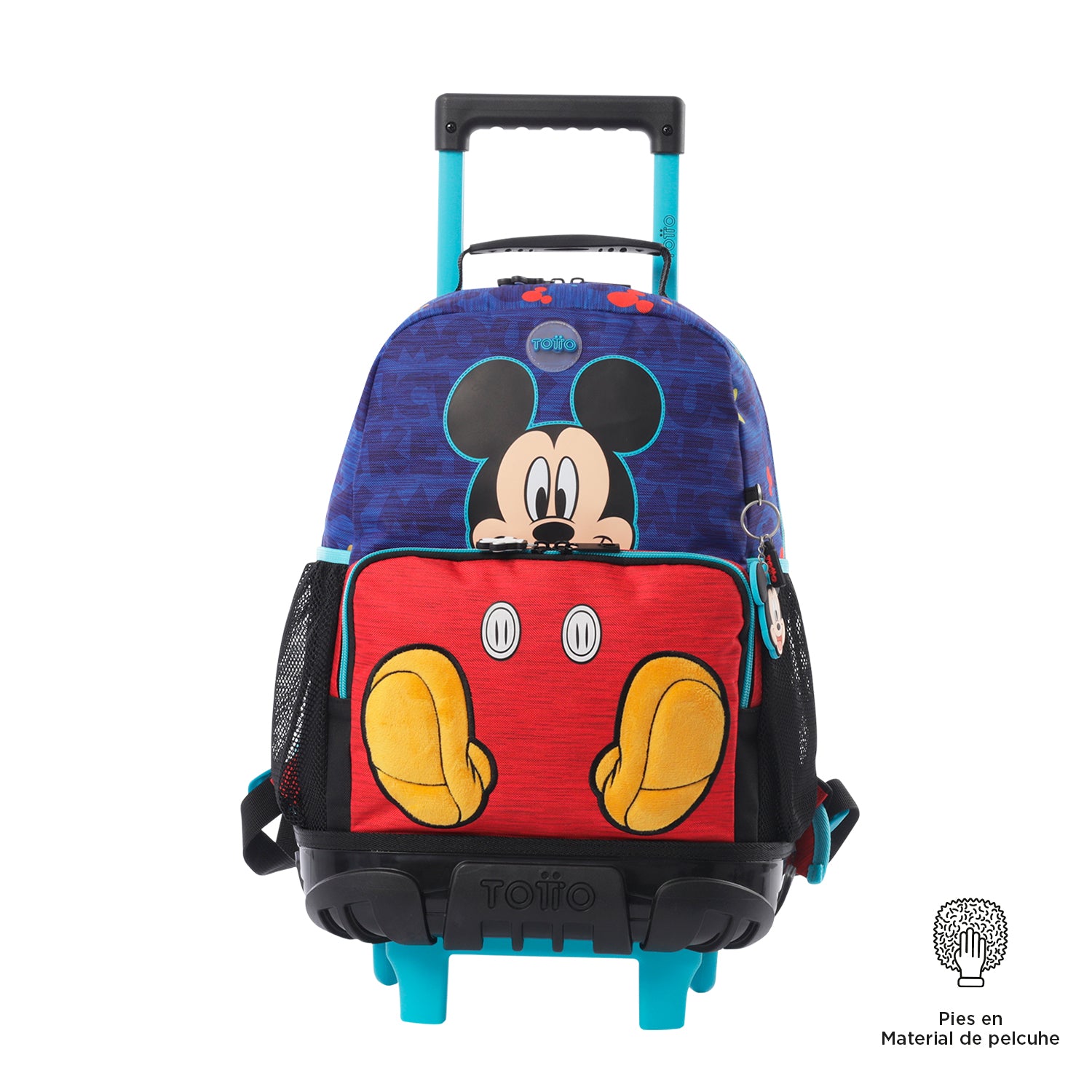Mochila ruedas Niño Mickey M Azul