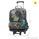 Mochila con ruedas Niño Multisport Grande Gris