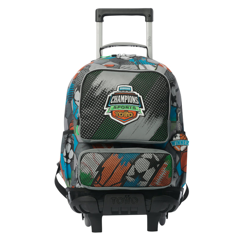 Mochila con ruedas Niño Multisport Mediano Gris