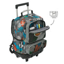 Mochila con ruedas Niño Multisport Mediano Gris