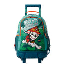 Mochila con ruedas Niño Paw Patrol Mediano Verde