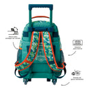 Mochila con ruedas Niño Paw Patrol Mediano Verde