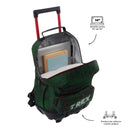 Mochila ruedas Niño Rex Dino M Verde