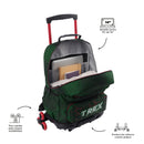 Mochila ruedas Niño 3 Rex Dino L Verde