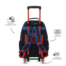 Mochila para Niño con ruedas Spiderman Hero Grande Negro